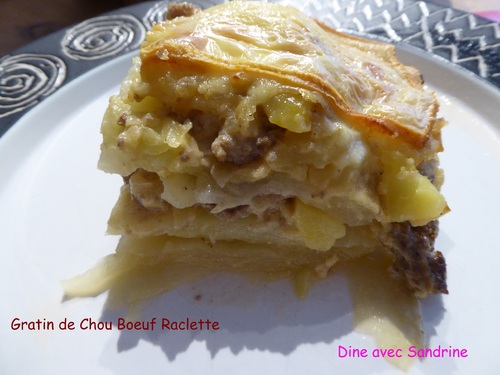 Un Gratin de Chou Boeuf et Raclette