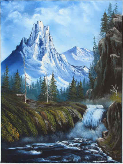 Bob Ross The Joy Of Painting Royal Majesty Video Fathia Artdeco