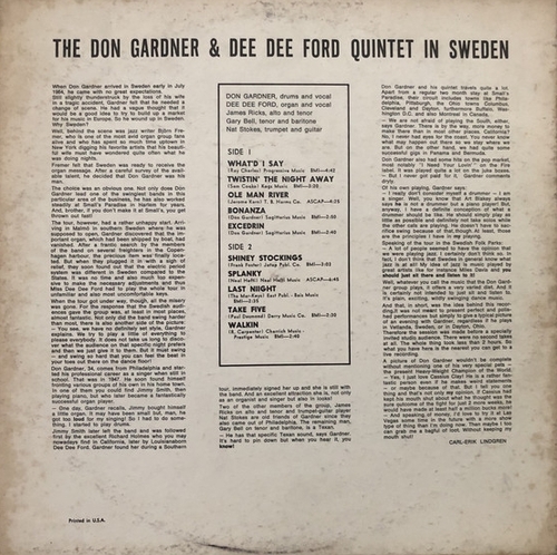 Don Gardner : CD " The Story Of Don Gardner " Tramp Records TRCD-9035 [ GE ]