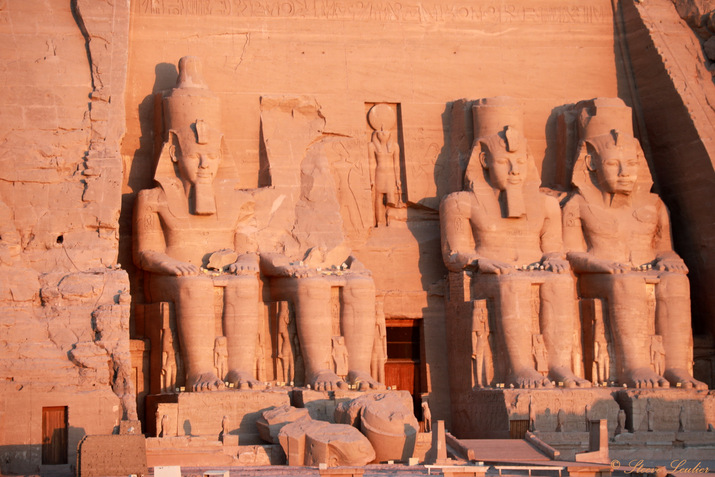 Le grand temple d'Abou Simbel, Egypte