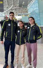 Championnat Arabe Natation les 3 du MCA Tobbal, Midouni et Touami