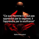 Ce que l'Homme ne veut pas apprendre par la sagesse....