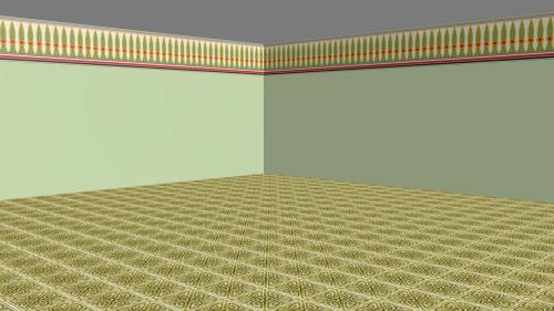 Exemple de frise à l'égyptienne