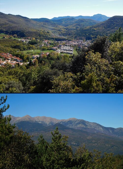 * ST LAURENT-DE-CERDANS la colline de la Redubta