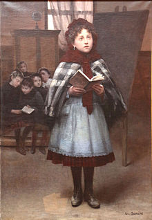 Auguste Joseph Truphème A l’école 1892