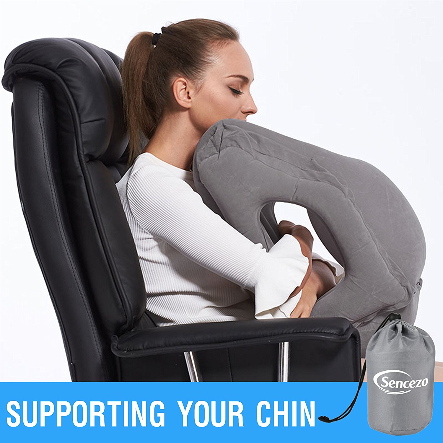Buy Travel Neck Pillow With Chin Support Online At Lowest Prices