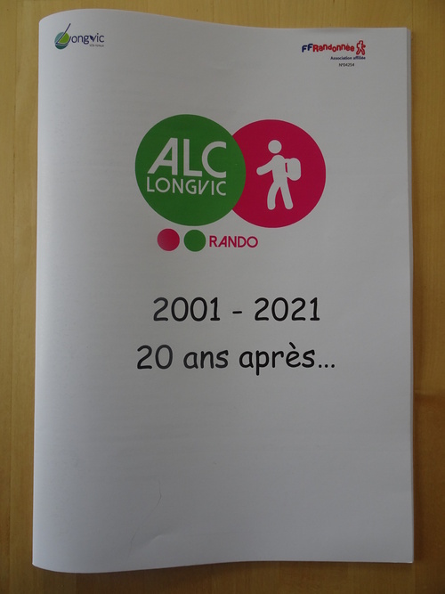 "Les 20 ans de l'ALC Longvic Rando" - Week-end 18/19 septembre 2021