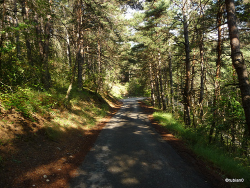 vue sur le sentier qui vient d'Eygliers