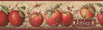 Yorks Country Apple with Pip Berries Wall Paper Border CB5558BDB