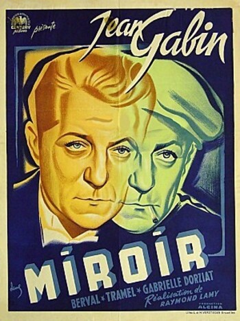affiche miroir gabin 1946