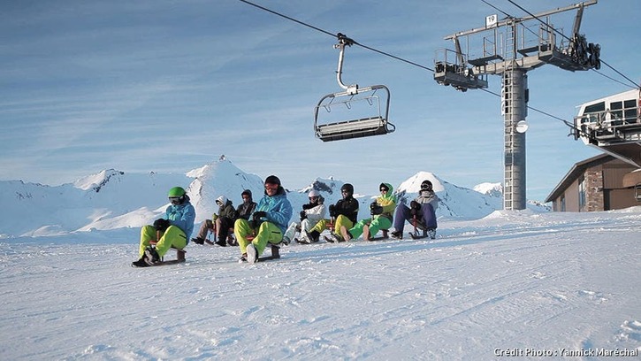 Le paret, petite luge en bois