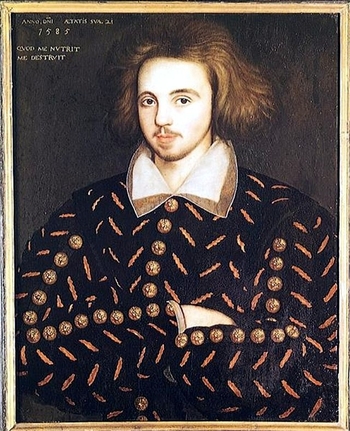 Christopher Marlowe (Portrait-1585)