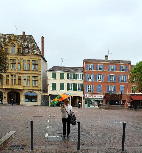 Parapluies dans la Loire