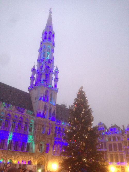 Bruxelles, Hôtel de Ville, Noël 2019