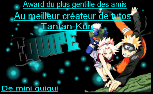 Award pour Tantan-Kun