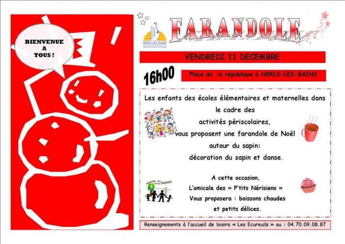 Farandole de Noël : message de l'Amicale "Les ptits Nériens"