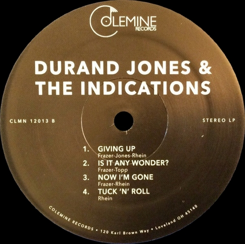 Durand Jones & The Indications : Album " Durand Jones & The Indications " Colemine Records CLMN 12013 [ US ]