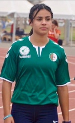 BENHADJA Loubna aux Jeux Méditerranéens d'Oran