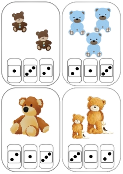 Cartes à compter "nounours"