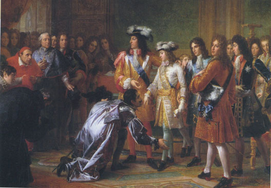 Proclamation du duc d'Anjou roi d'Espagne, 16 novembre 1700 (François Gérard, château de Chambord)