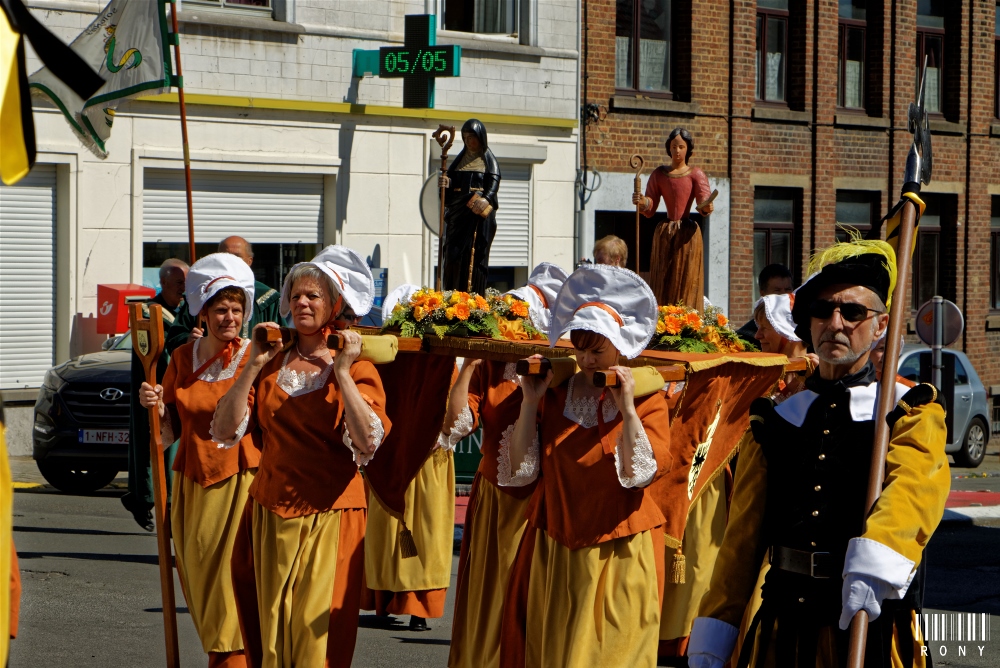 Procession Sainte Waudru de Frameries Edion 2016