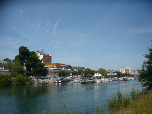 la péniche fleurie... 