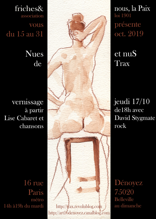 croquis de nus Rodin  anatomies académies Nues et nus TRAX