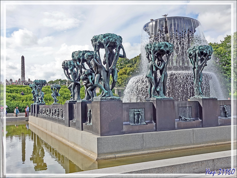 Parc de sculptures Gustav Vigeland (Installation Vigeland) - Oslo - Norvège