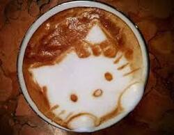 l'art du dessin sur café <3 
