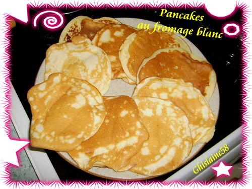 Pancakes au fromage blanc