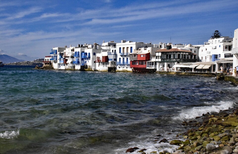 Mykonos - Maisons de pêcheurs