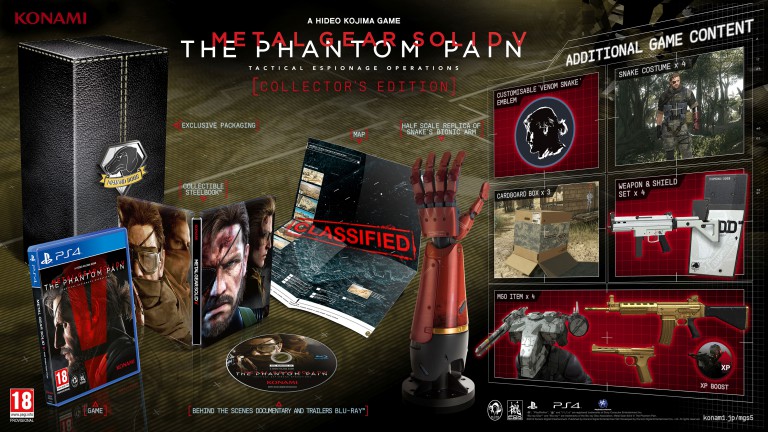  Metal Gear Solid V : The Phantom Pain - Dates de sortie, trailer, jaquettes et éditions collector !