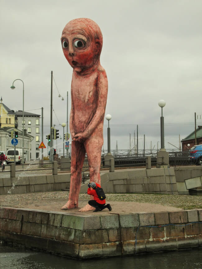 Statues étranges et bizarres