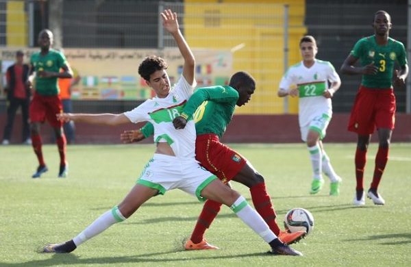 23.7.2018 J.A à Sidi Moussa EN U15-Cameroun 1-1 qualifé pour la 1/2 finale