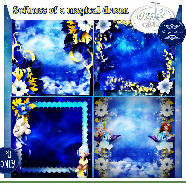 SOFTNESS OF A MAGICAL DREAM by Scrap'Angie