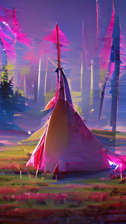 Cabanes et teepees