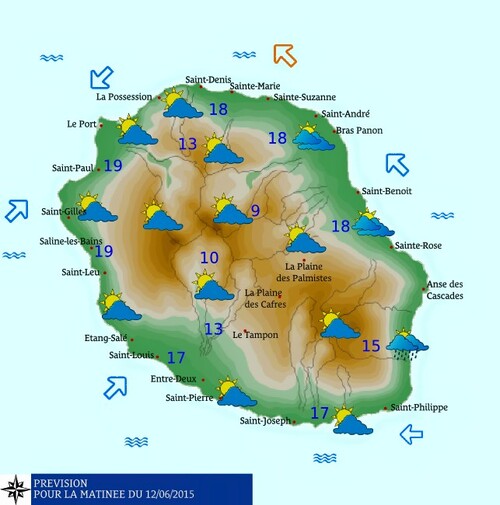 Météo de ce venredi 12 juin