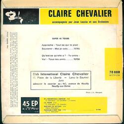 Claire Chevalier " 1965 chez Barclay (70 888) "