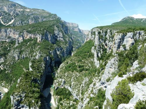 Gorge du verdon Rive droite à vélo au départ d'Aiguines