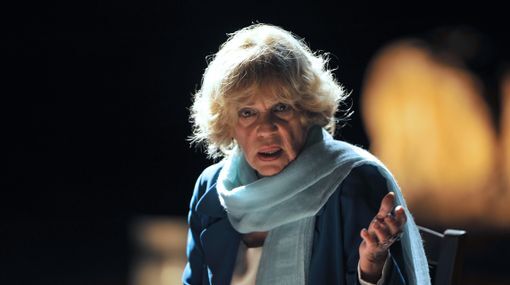 Jeanne Moreau en lecture au festival d'Avignon en 2009