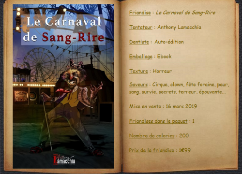 Le Carnaval de Sang-Rire - Anthony Lamacchia