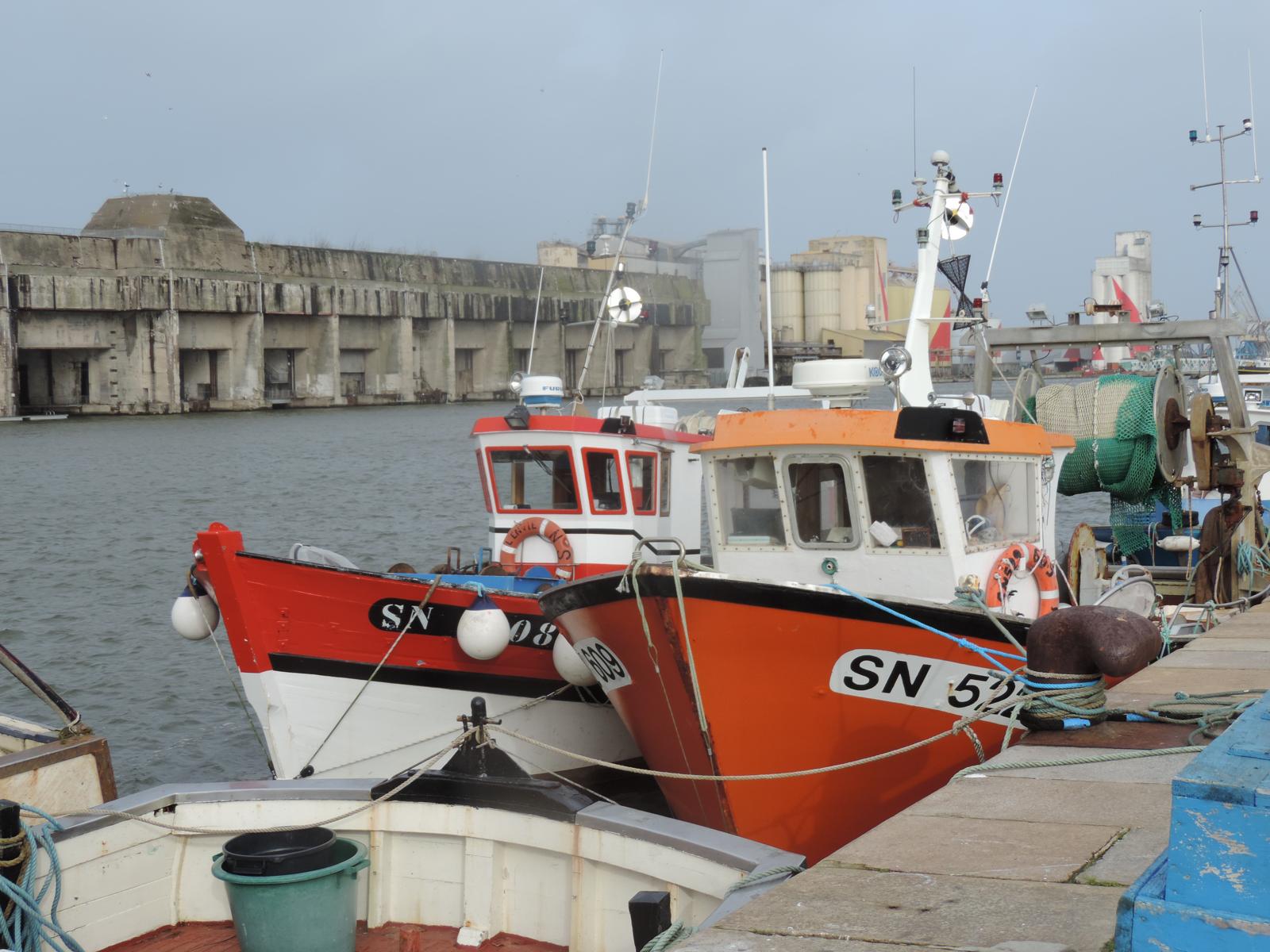 A l'abri dans le port....