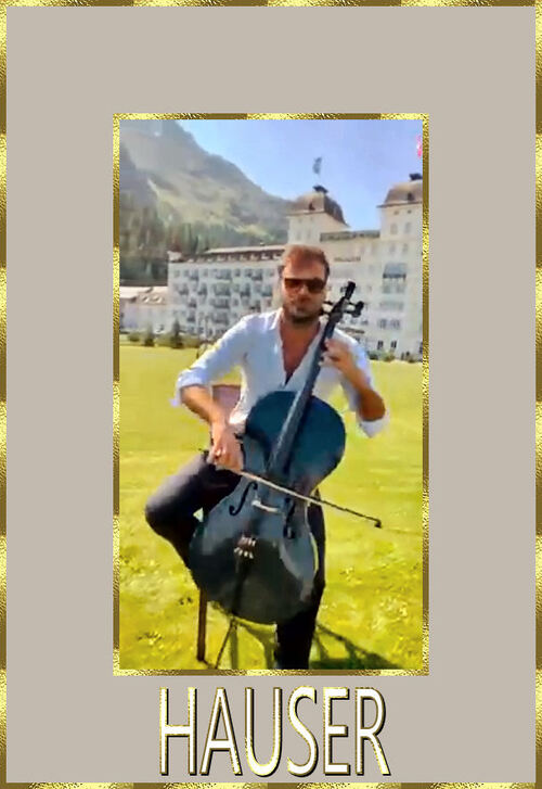 Images du violoncelliste, Stjepan Hauser de Croatie