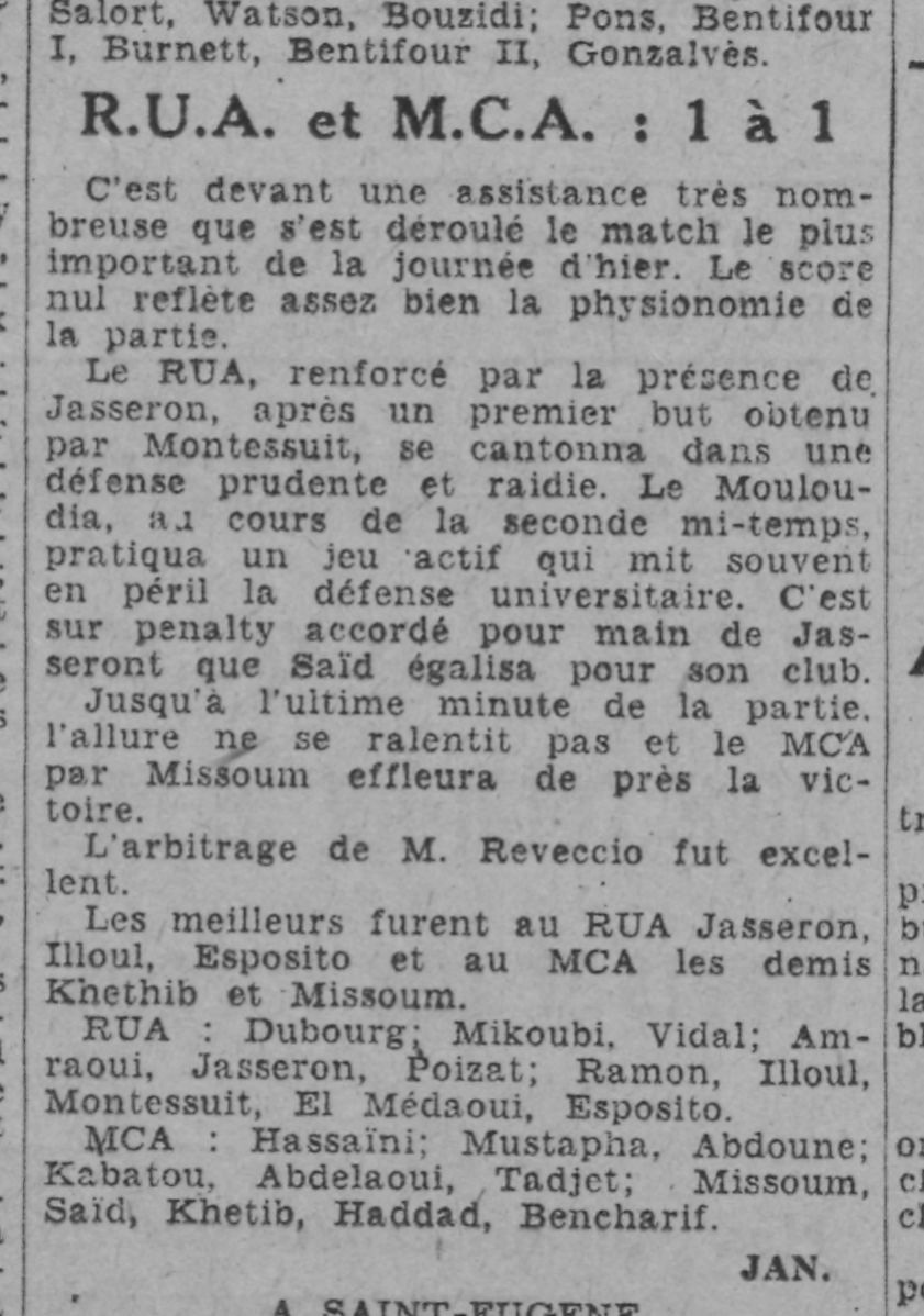 Dim 12.3.1944 au Municipal RUA-MCA 1-1