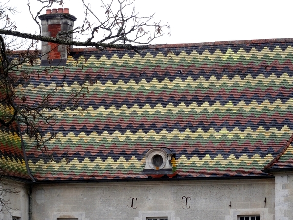 Les toits vernissés en Côte d'Or....