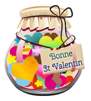 SAINT VALENTIN, gif animé amour, 14 février, fête des amoureux