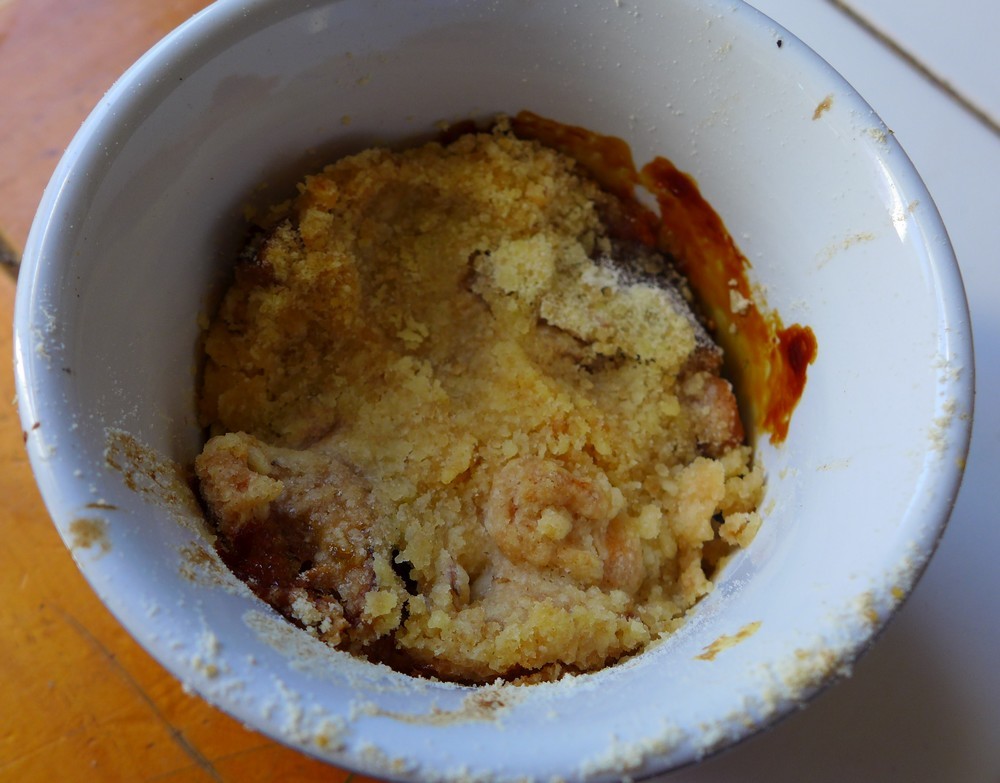 Crumble aux figues et au miel...