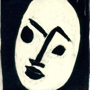 Henri Matisse, White Mask on a Dark Background,  c. 1949