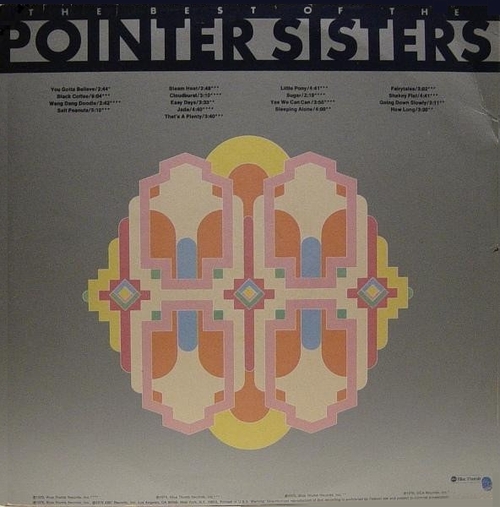 The Pointer Sisters : Album " The Best Of The Pointer Sisters " Blue Thumb Records BTSY [ US ]
