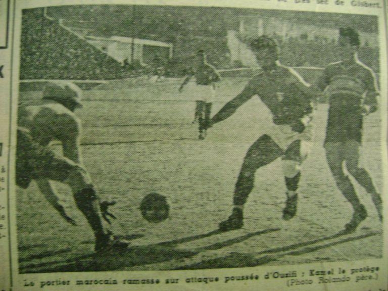 Dimanche 15.1.1950 Coupe AFN USD Meknes-MCA 2-1 A.Prolongati